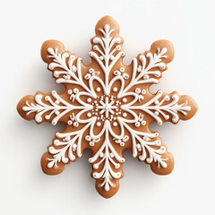 Gingerbread Snowflake Clipart