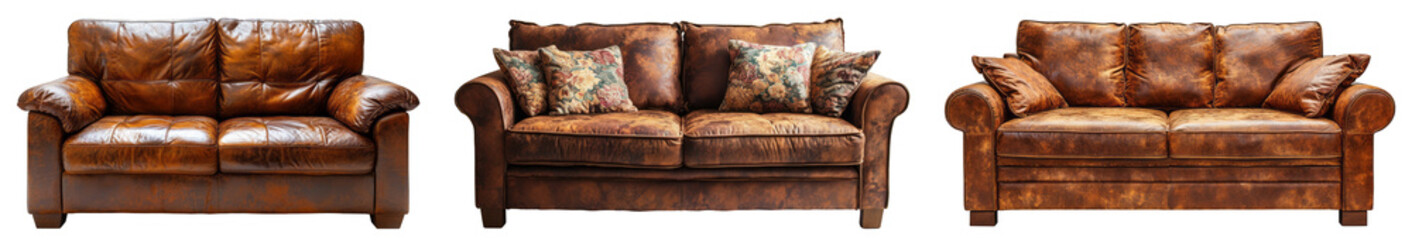 brown sofa png collection