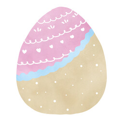 Easter Day cute egg,flowers and rabbit for Easter Day 