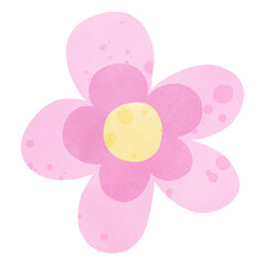 Easter Day cute egg,flowers and rabbit for Easter Day 