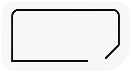 Naklejka premium 티켓