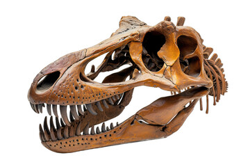 Fototapeta premium dinosaur skull fossil