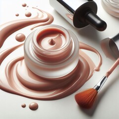 Liquid foundation for makeup 