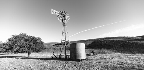 Abandoned, Water tank, Windmill