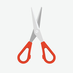 scissor, on white background. vector illustration