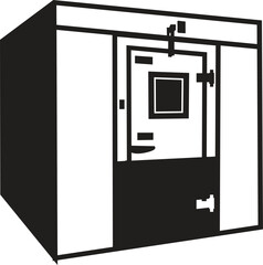 Electrical box, industrial electrical control panel. illustration Regulation, Automatic, Warning Sign, Electrical Cables, Conditional, On-Off