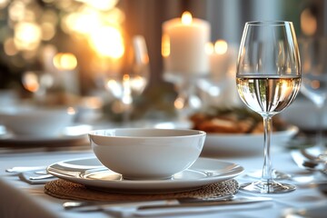 Fototapeta premium table setting for a dinner