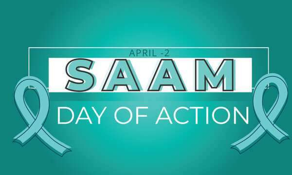 Saam Day of Action. background, banner, card, poster, template. Vector illustration.
