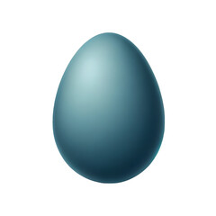 Easter egg isolated on a transparent background
