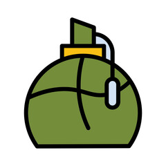 Beauty Bottle Spray Filled Outline Icon