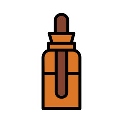 Serum Bottle Beauty Filled Outline Icon