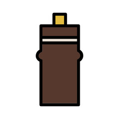 Bottle Drink Jar Filled Outline Icon