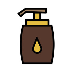 Bottle Soap Jar Filled Outline Icon