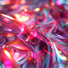 Abstract background with lights Generative AI