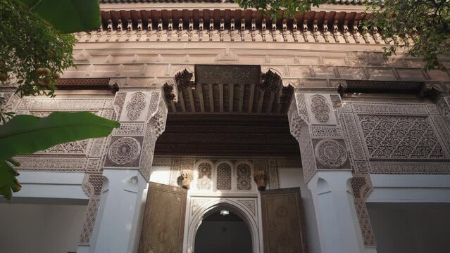Bahia Palace Palais Bahia Marrakesh, Morocco - a Sprawling Complex of Gardens, Courtyards, and Rooms with Impressive Moroccan Architecture and Design