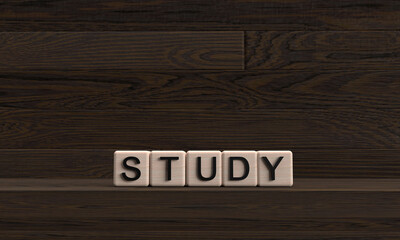 study text font hand written calligraphy black colour wooden background wallpaper copy space education study learning child kid toy square cube block wooden idea game business development brick object