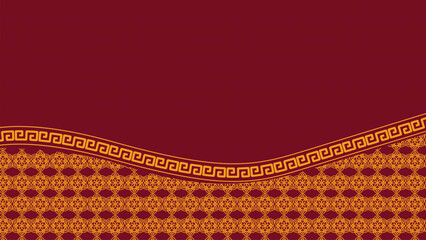 Islamic Arabic Luxury maroon Background with Geometric pattern 