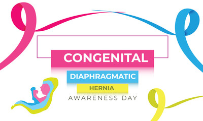 Congenital Diaphragmatic Hernia Action Day. background, banner, card, poster, template. Vector illustration.