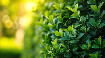 Obraz premium garden hedge trimming, manicured, green, 