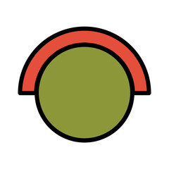 Circle Chart Graph Filled Outline Icon