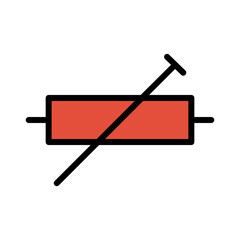 Circuit Diagram Electric Filled Outline Icon
