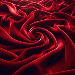 Red velvet fabric texture used as background red panne fabric background of soft and smooth textile