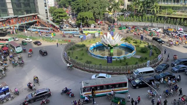 Motijheel Commercial Area. Dhaka Cityscape