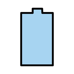 Bettery Line Shape Filled Outline Icon