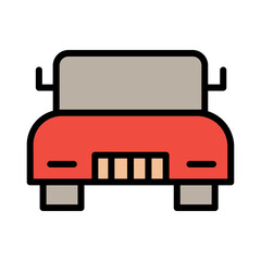 Car Transport Auto Filled Outline Icon