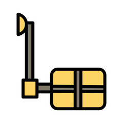 Pedals Bike Seat Filled Outline Icon