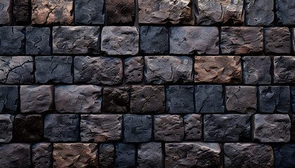Obraz premium A detailed castle brick wall background