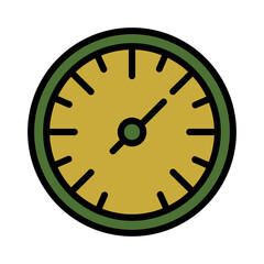 Barometer Speed Car Filled Outline Icon