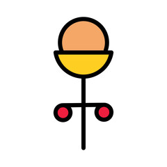 Earring Pearl Shopping Filled Outline Icon