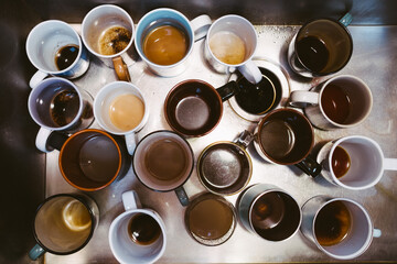 Coffee Cups in the Sink