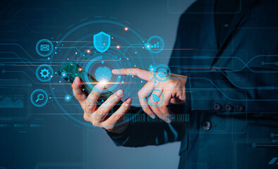 The finger scanning allows access to security and identification of big Data information and Cloud Computers, Security of future technology and Cybernetics on the Internet.