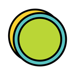 Body Plug Tunnels Filled Outline Icon