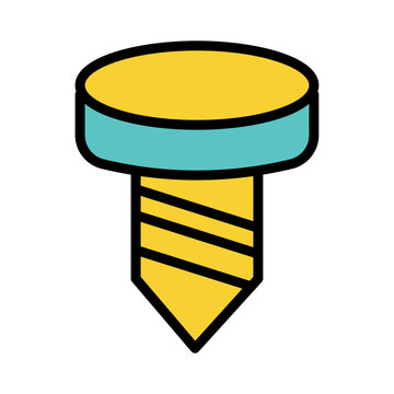 Body Microdermal Tool Filled Outline Icon