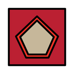 Side Shapes Solid Filled Outline Icon