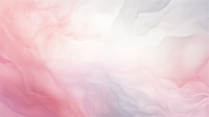 Fototapeta na wymiar Pastel Sunrise : Pink and white gradient watercolor texture 