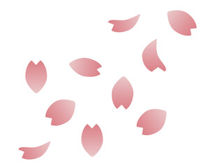 桜のイラスト　桜の花びら