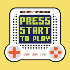 Vintage gamepad design © Yasin
