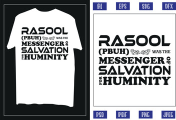 Islamic Typography T-Shirt Design