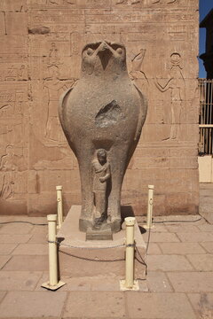 Edfu temple on the Nile river in Egypt, Africa