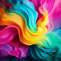 Abstract background composed of oil painting colors
