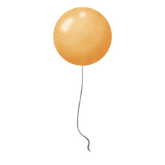 Orange balloon 