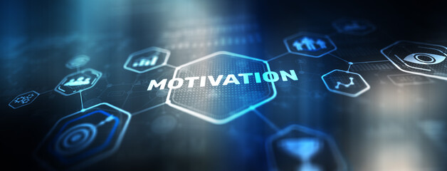 Motivation. Universal background. Career growth and motivation - obrazy, fototapety, plakaty