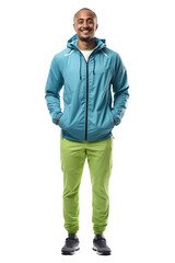 Fototapeta premium Male in Casual Sportswear Isolated