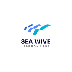 Sea wive logo design conncept