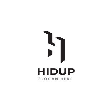 Letter H logo design concept and illustrations