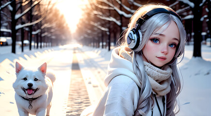 Sonic Serenity: Exploring the Harmonic Elegance of AI-Crafted Portraits Featuring Enchanting Gazes and Musical Reverie in Captivating Female Subjects